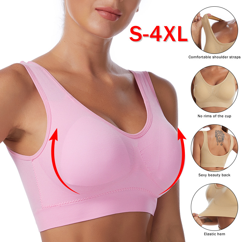 Sexy Women Bra Plus Size Seaml - Underwire Bra Padded reseña y precio