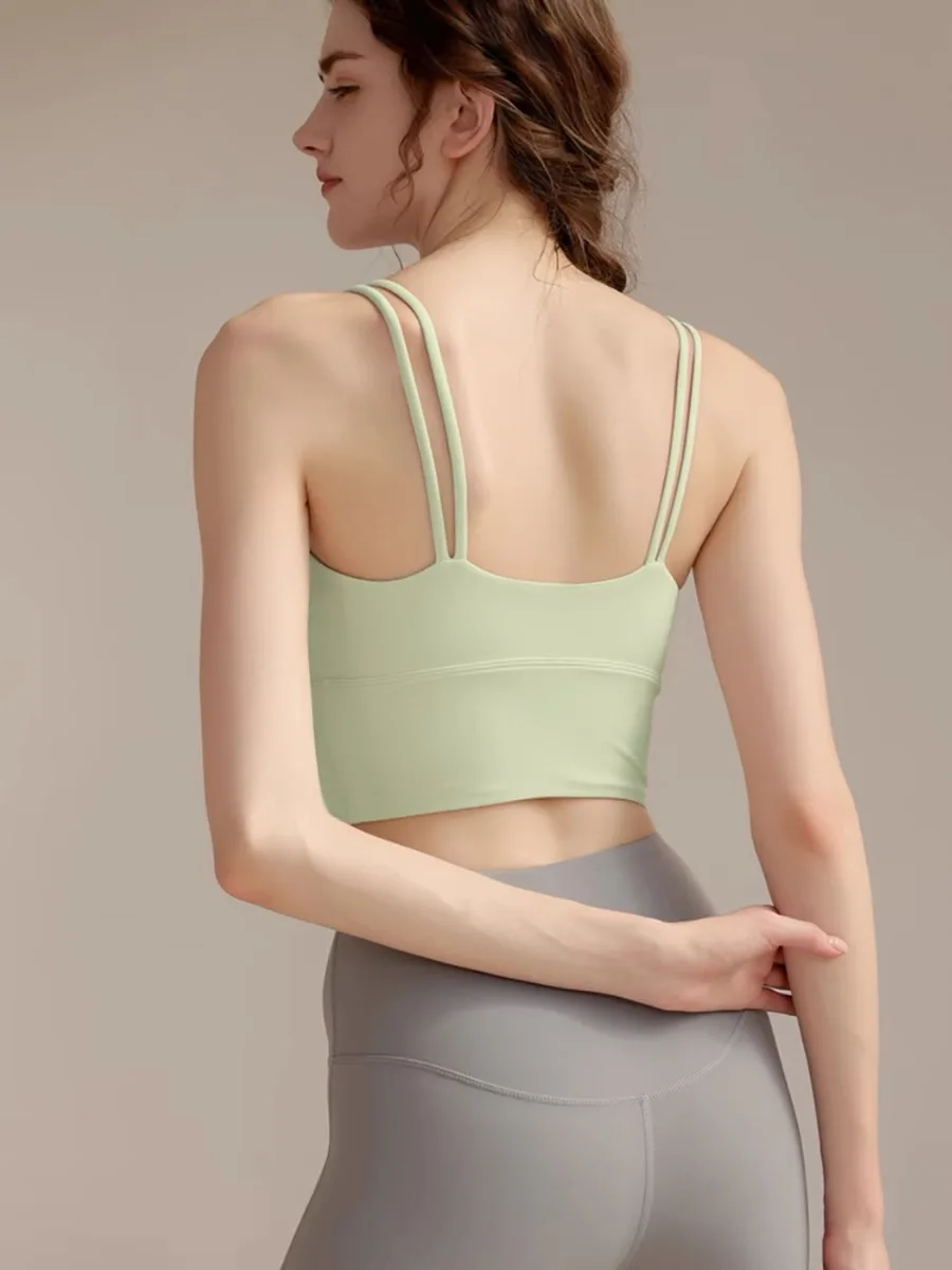 Women's Yoga Vest Fitness Runn - Sports Bra Racerback reseña y precio