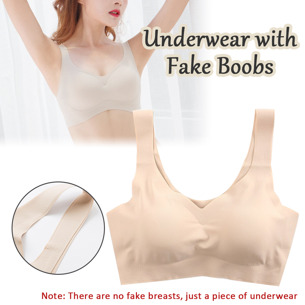 Bra Silicone Fake Chest Access - Mastectomy Bra Pocket reseña y precio