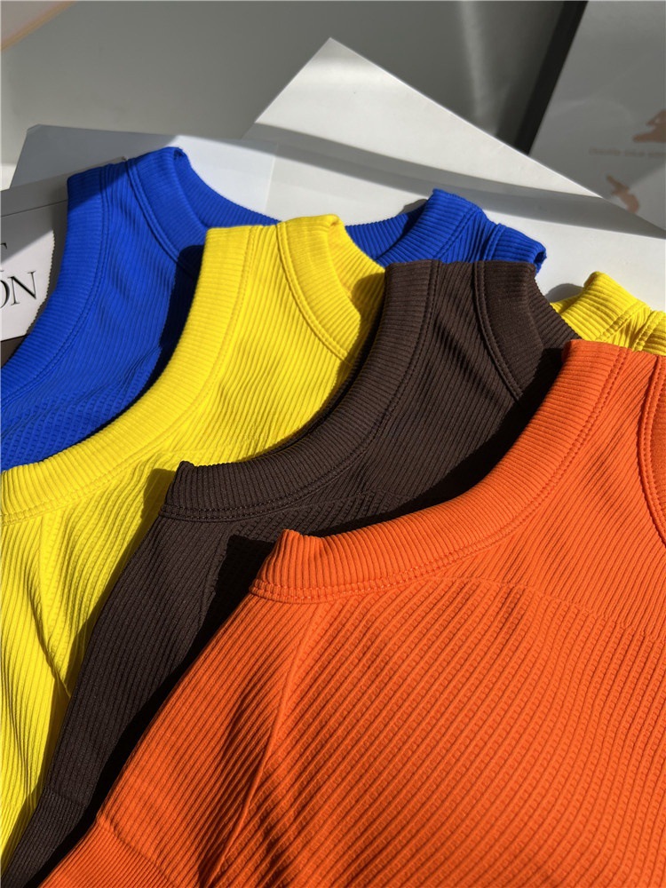 Women's Candy-Colored Yoga Tan - T Shirt Bra Seamless reseña y precio