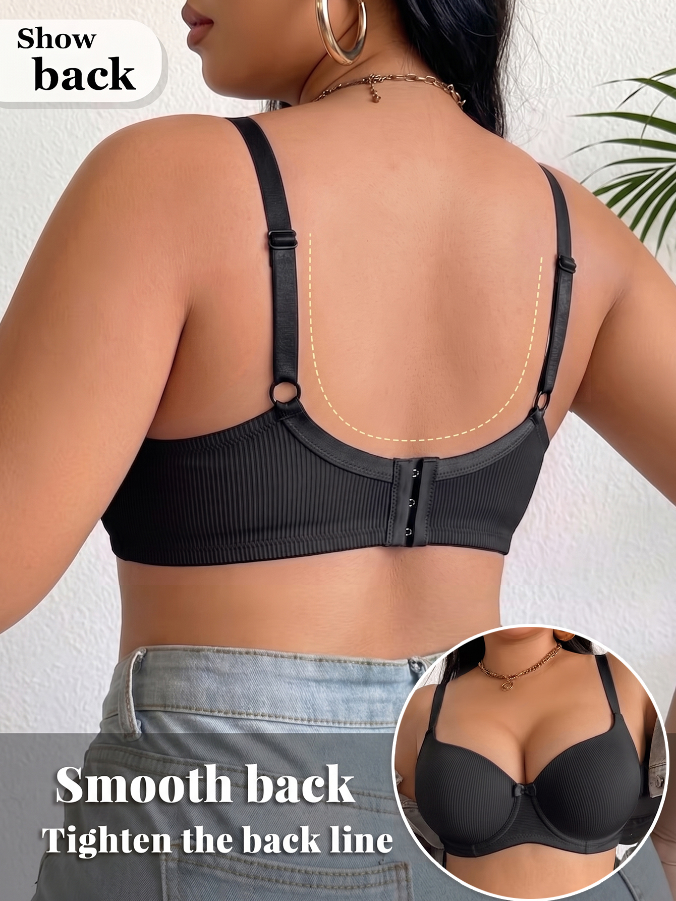 Plus Size Anti-Sagging Women B - Minimizer Bra Women reseña y precio