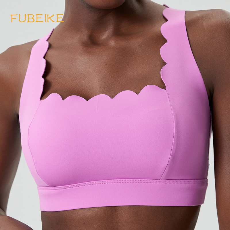 FUBEIKE Small Wave Double-Shou - Sports Bra Racerback reseña y precio