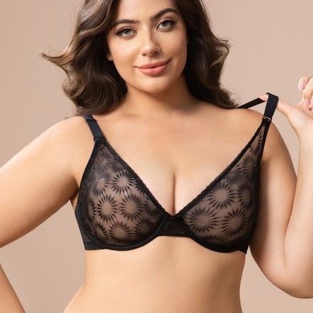 Plus Size Lace Bra Women Yello - Minimizer Bra Women reseña y precio