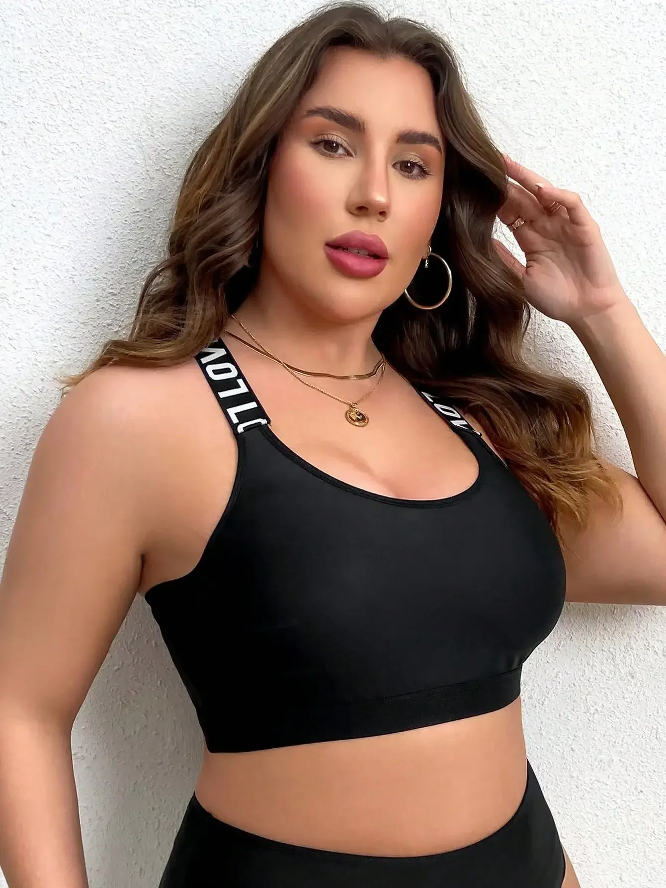 Plus Size Women Sports Bra, Bl - Full Coverage Bra reseña y precio