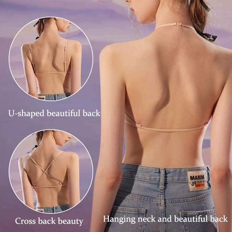 Women Seamless Bras Deep V Nec - Sleep Bra Bralette reseña y precio
