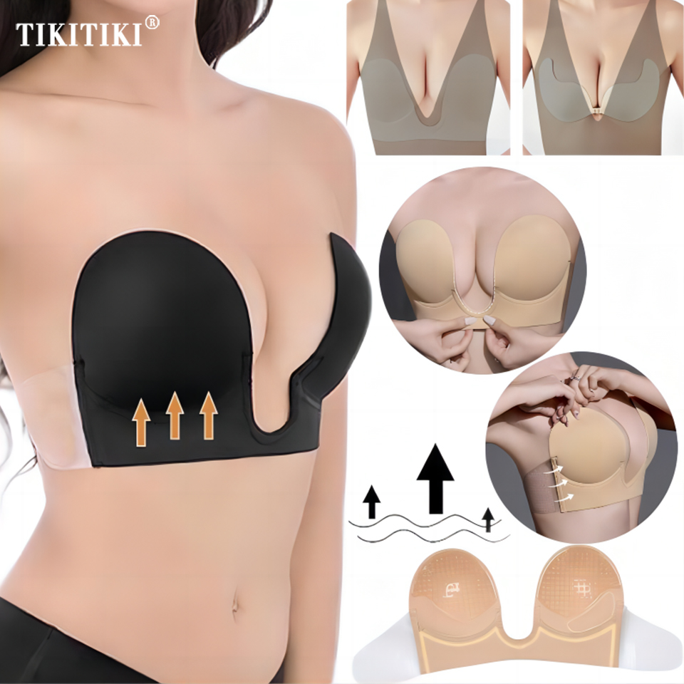 Invisible Push Up Bra Straples - Backless Bra Sticky reseña y precio