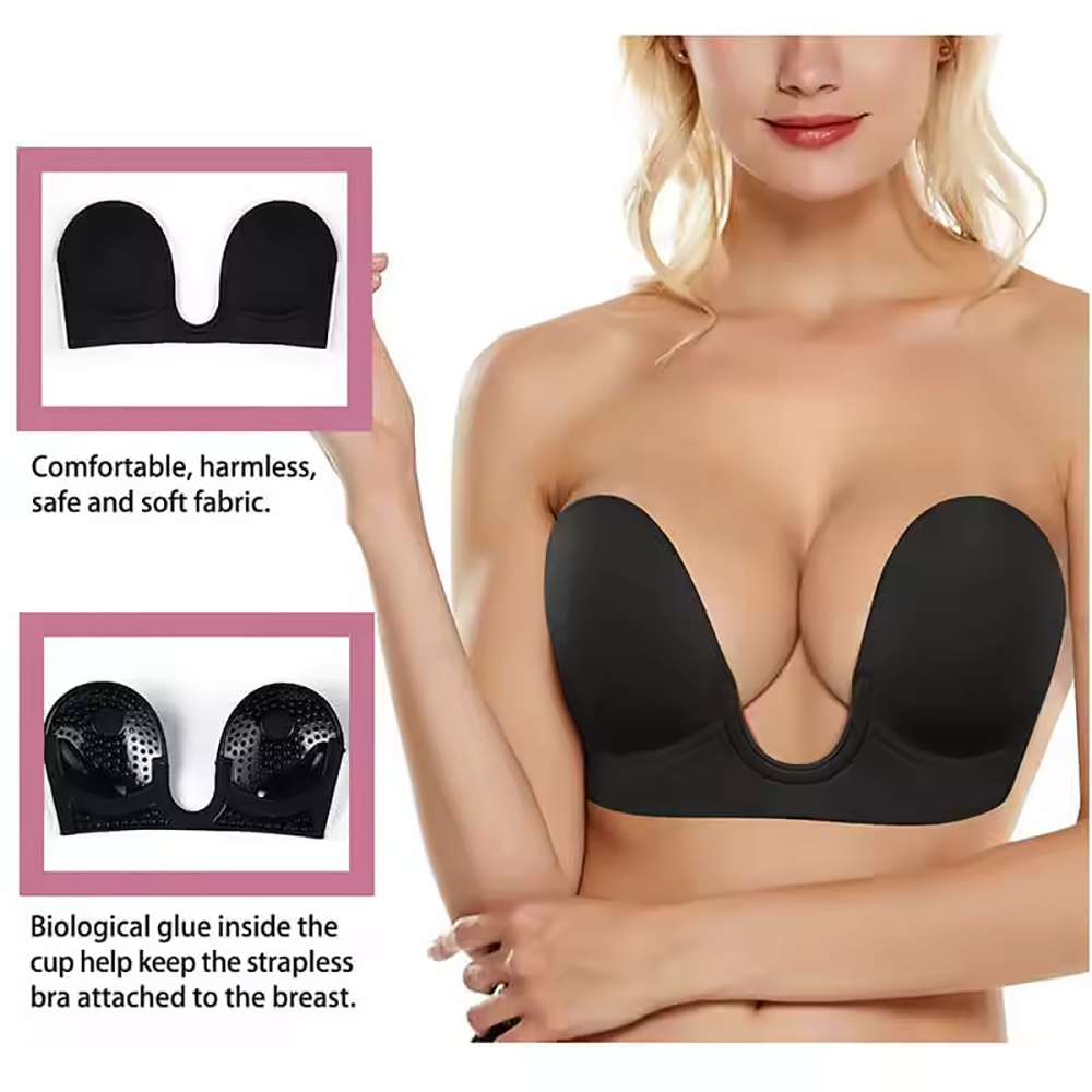 Invisible Push Up Bra Straples - Backless Bra Sticky reseña y precio