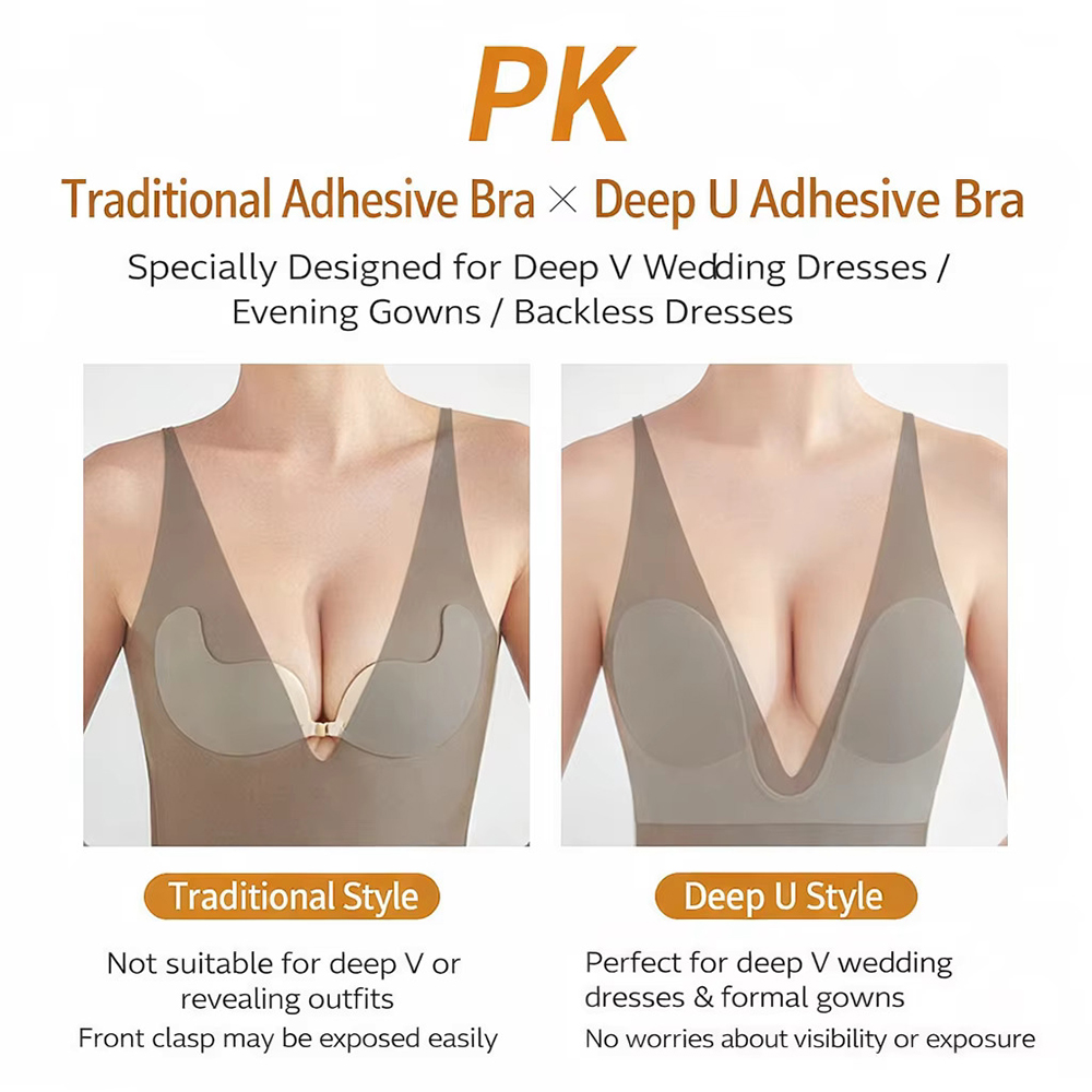 Invisible Push Up Bra Straples - Backless Bra Sticky reseña y precio