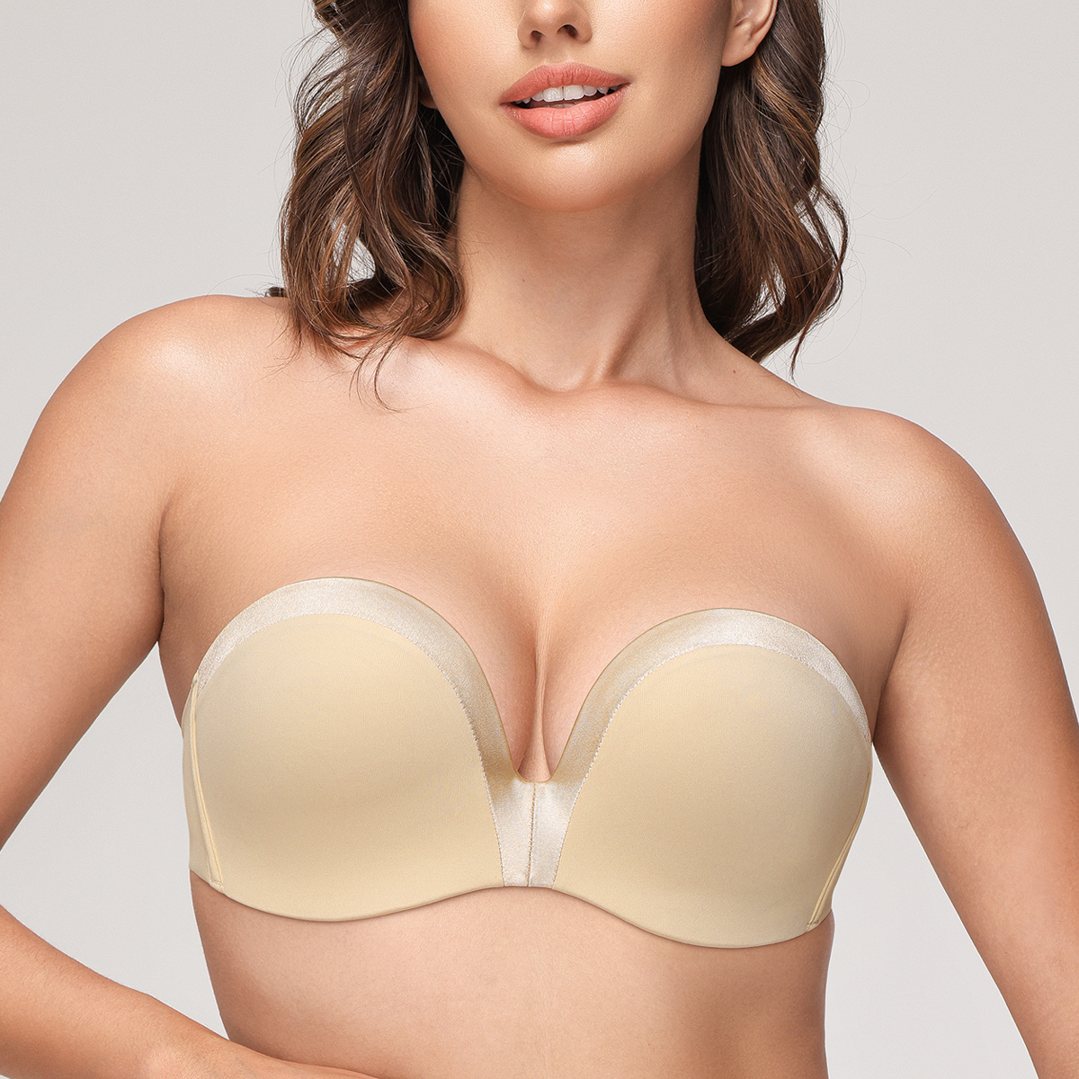 Wingslove Women Strapless Push - Convertible Bra Multiway reseña y precio