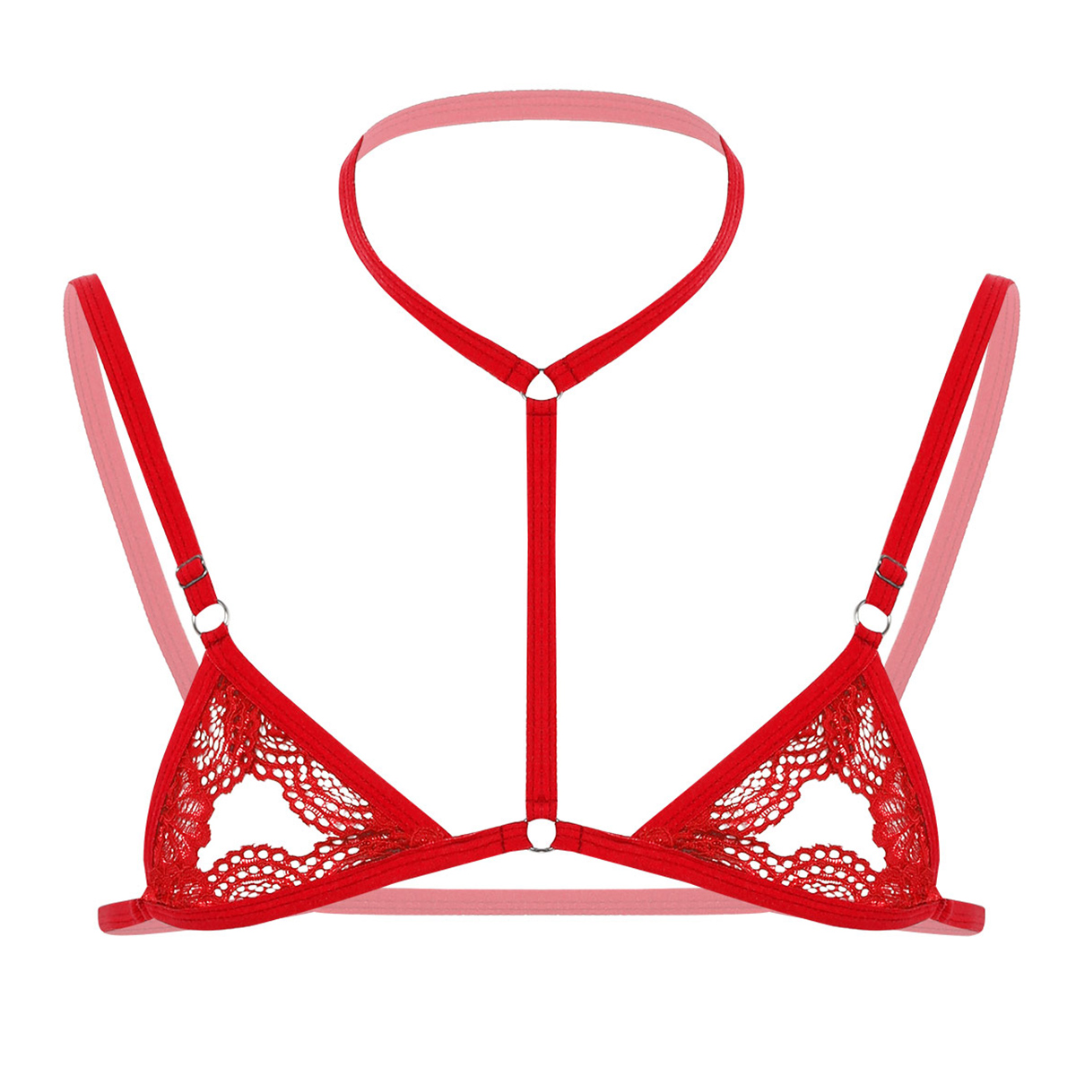 Sexy Men Harness Erotic Bra Ma - Sheer Bra Lace reseña y precio