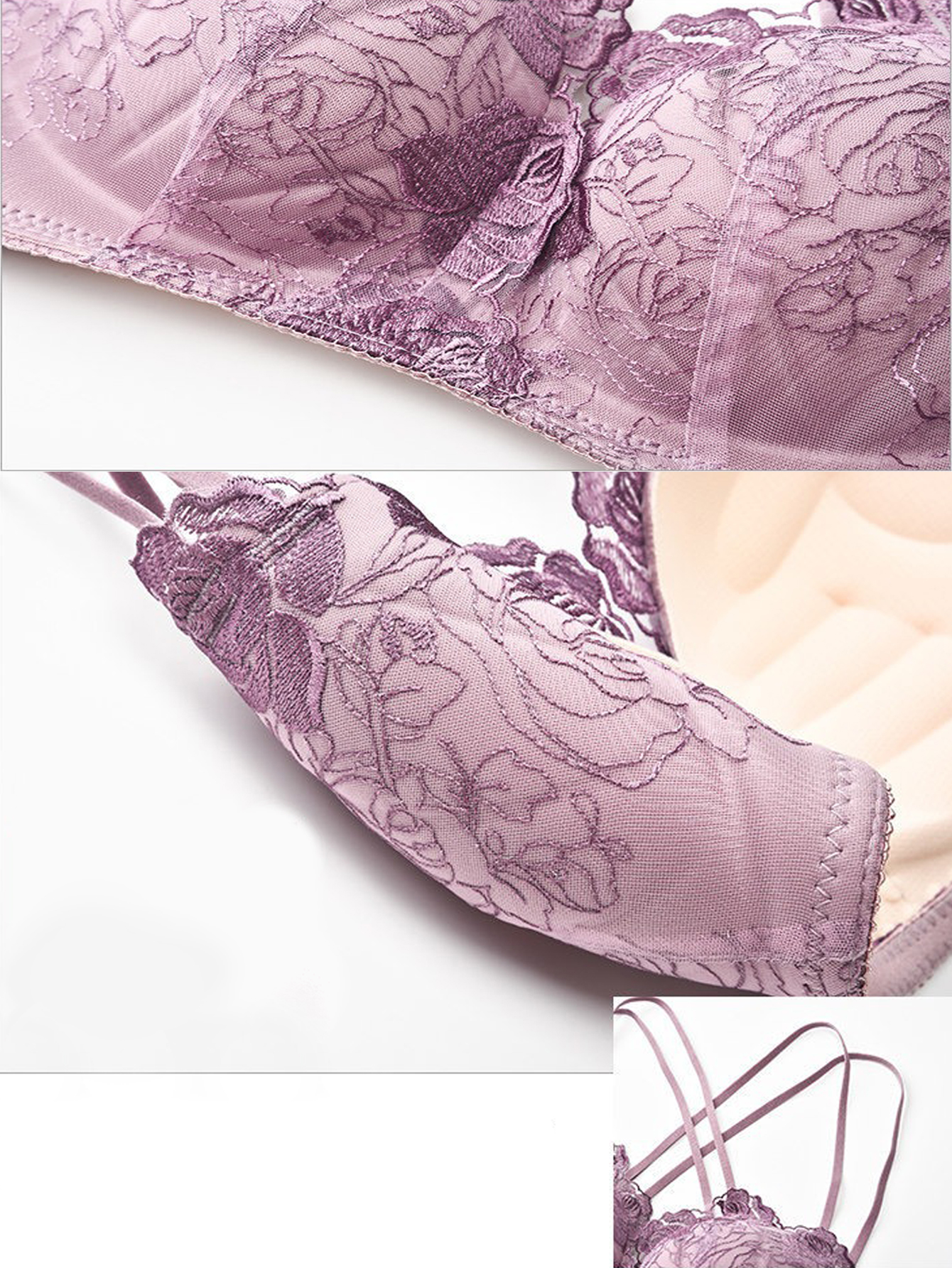 Women's Lace Push Up Bra Multi - Convertible Bra Multiway reseña y precio