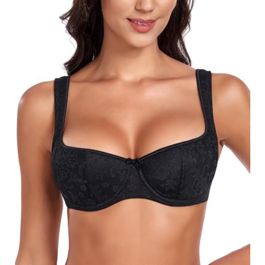 DotVol Women's Lightly Padded  - Demi Bra Balconette reseña y precio