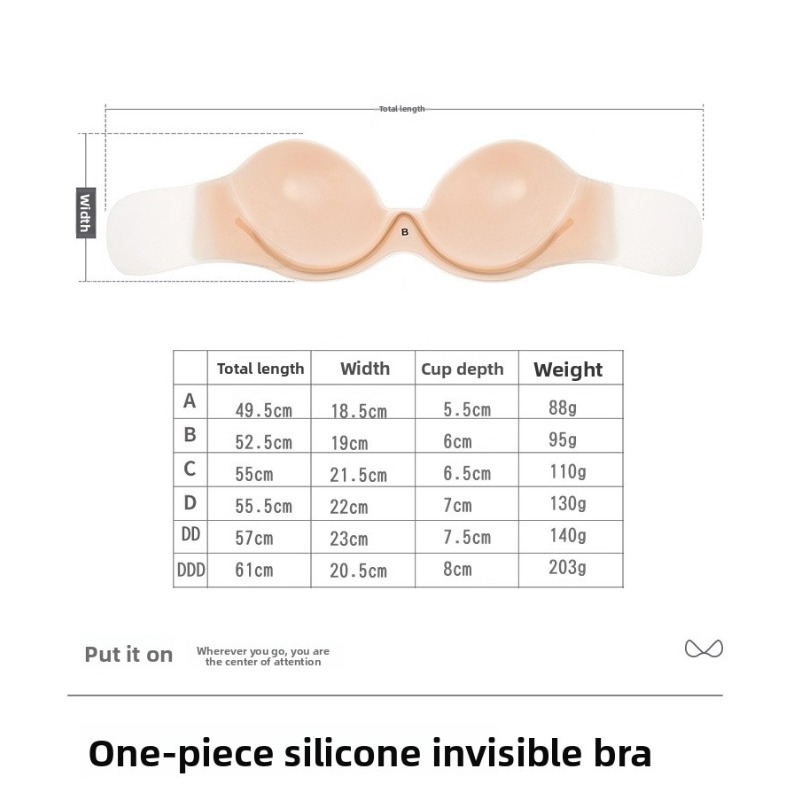 Strapless Silicone Adhesive Br - Push Up Bra Silicone reseña y precio