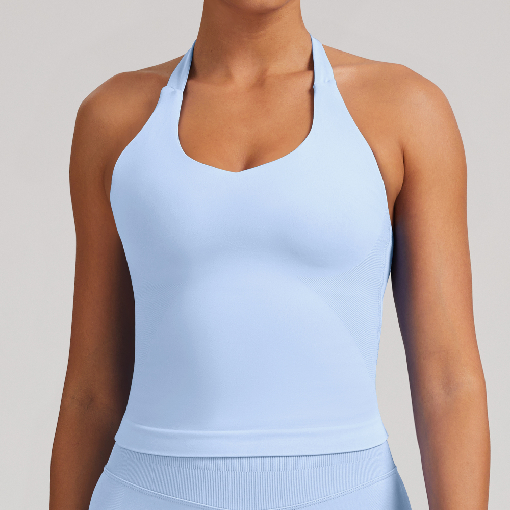 Women's Yoga Vest Seamless Top - T Shirt Bra Seamless reseña y precio
