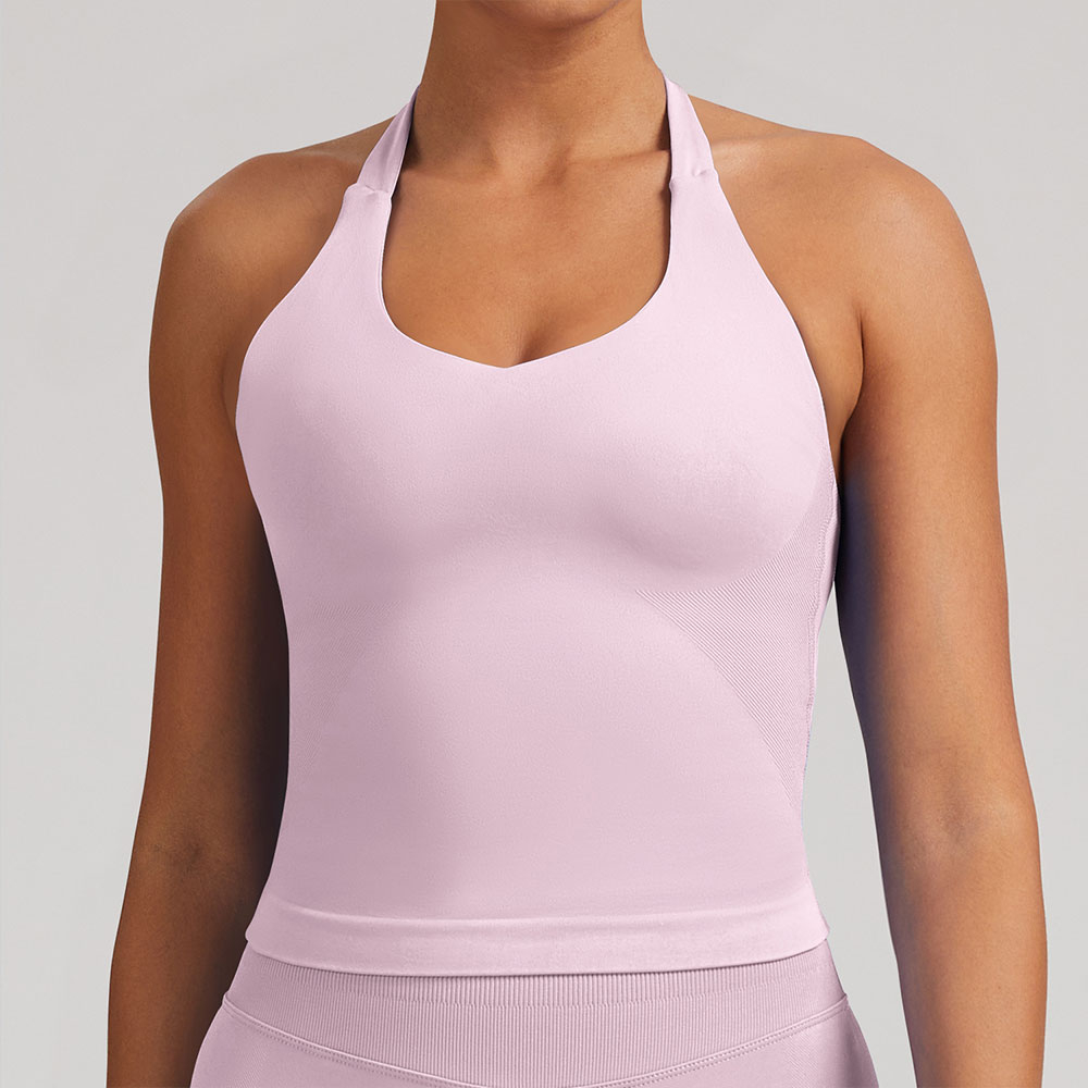 Women's Yoga Vest Seamless Top - T Shirt Bra Seamless reseña y precio