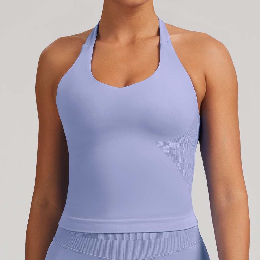Women's Yoga Vest Seamless Top - T Shirt Bra Seamless reseña y precio