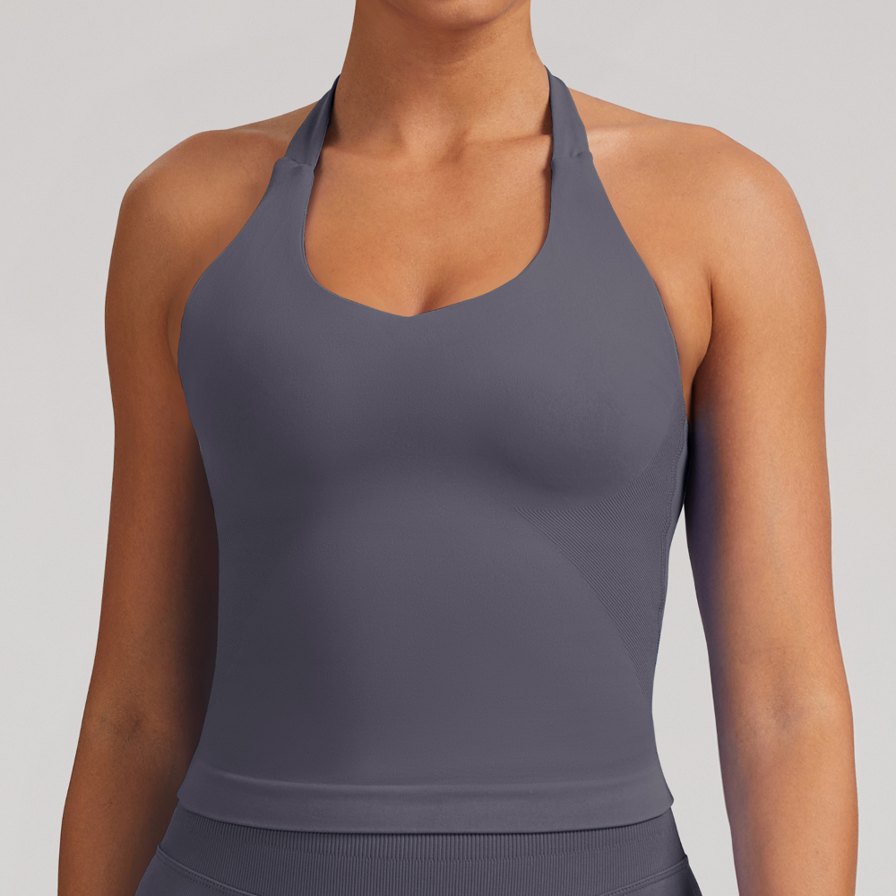 Women's Yoga Vest Seamless Top - T Shirt Bra Seamless reseña y precio