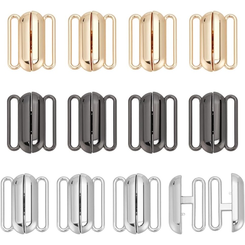 12 Sets 3 Colors Front Closing - Nursing Bra Clip reseña y precio