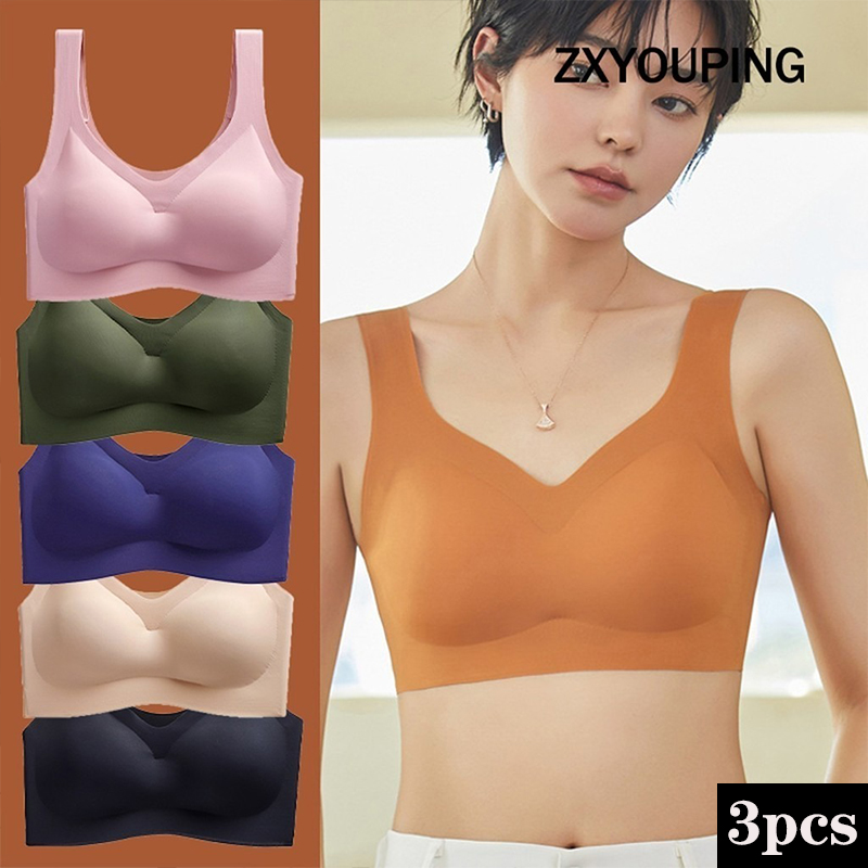 3PCS Sexy Sports Bra Seamless  - Wirefree Bra Comfort reseña y precio
