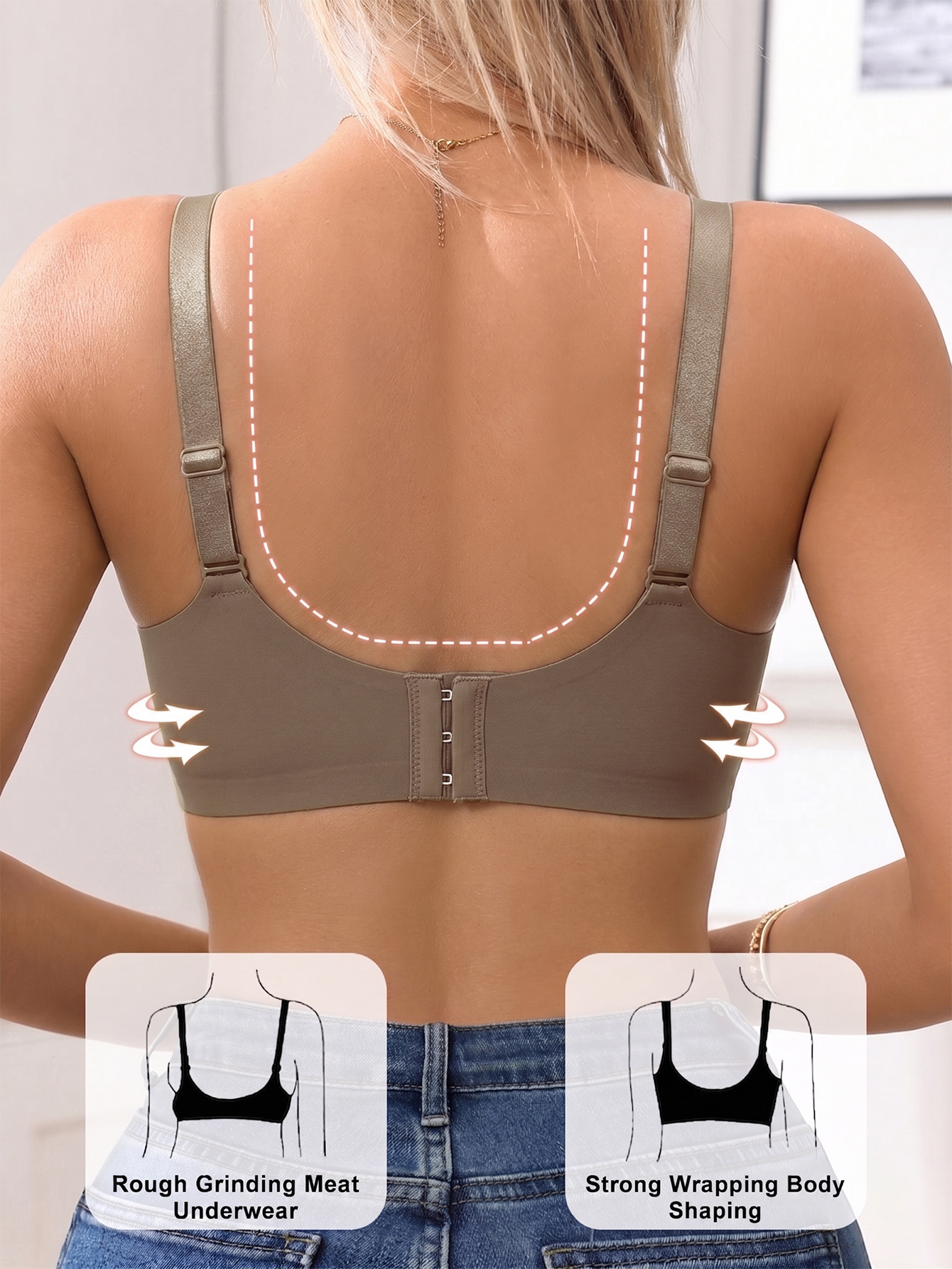 Full Coverage Push Up Jelly Su - Underwire Bra Padded reseña y precio