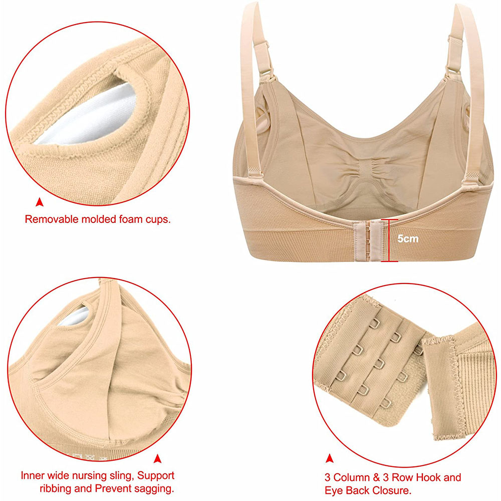 Womens Maternity  Nursing Bra  - Nursing Bra Clip reseña y precio