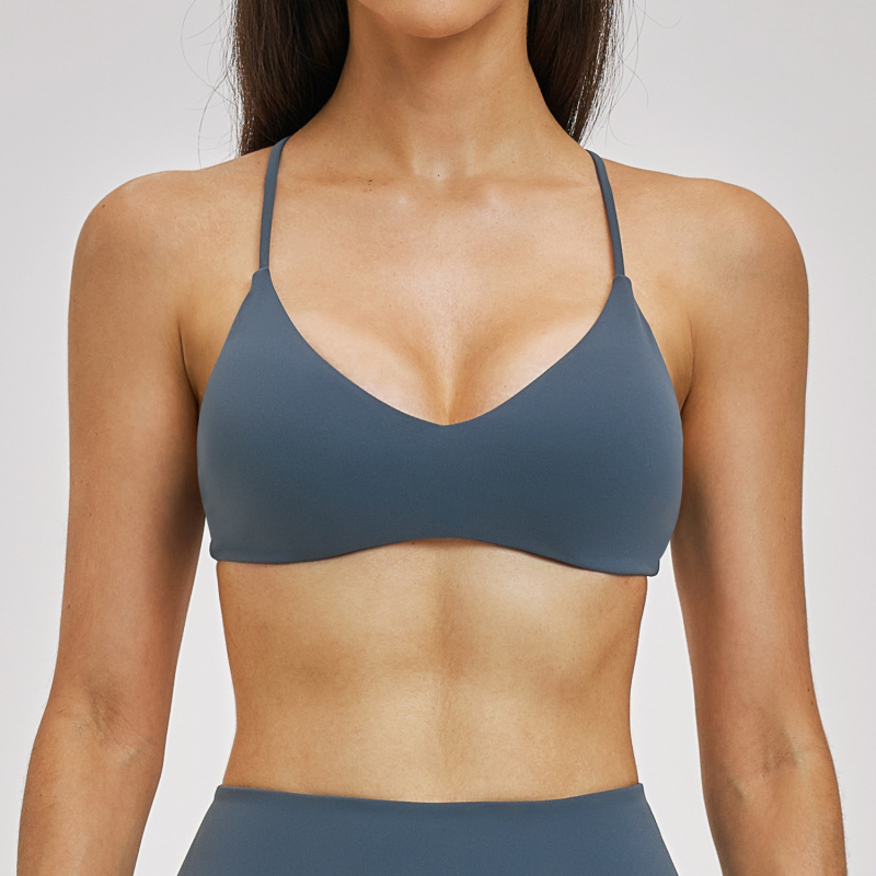 Backless Yoga Bra Gym Women Sp - Sports Bra Racerback reseña y precio