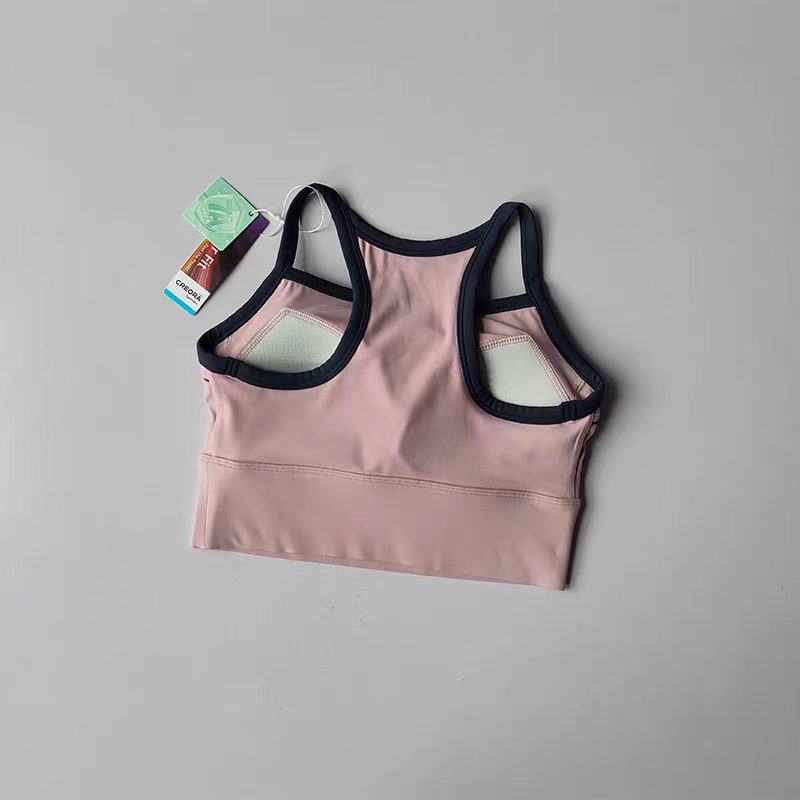 Women Color Block Sports Bra w - Minimizer Bra Women reseña y precio