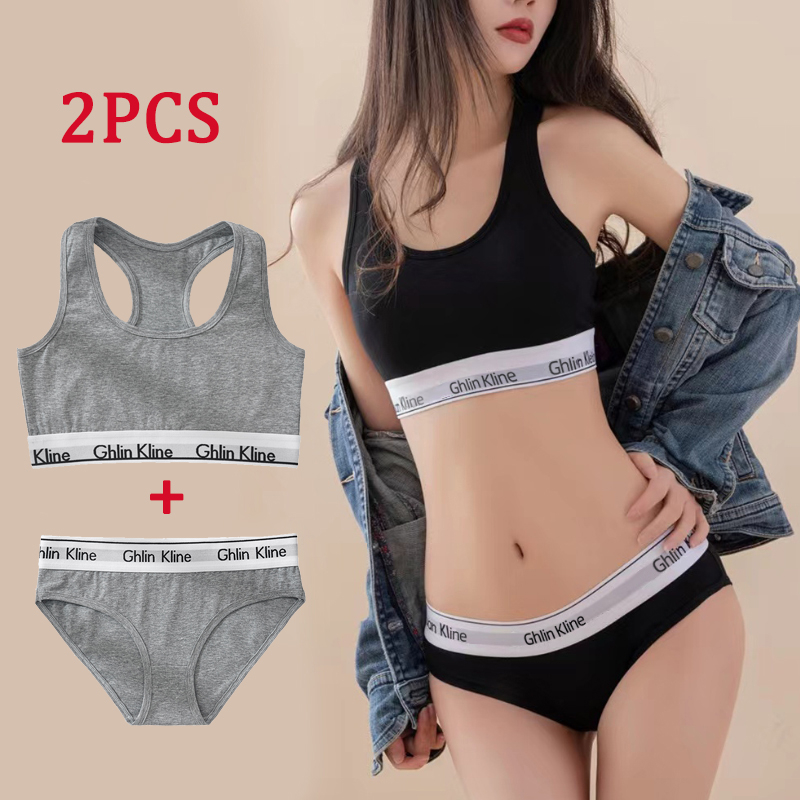 2PCS Ghlin Kline Underwear wit - Cotton Bra Everyday reseña y precio