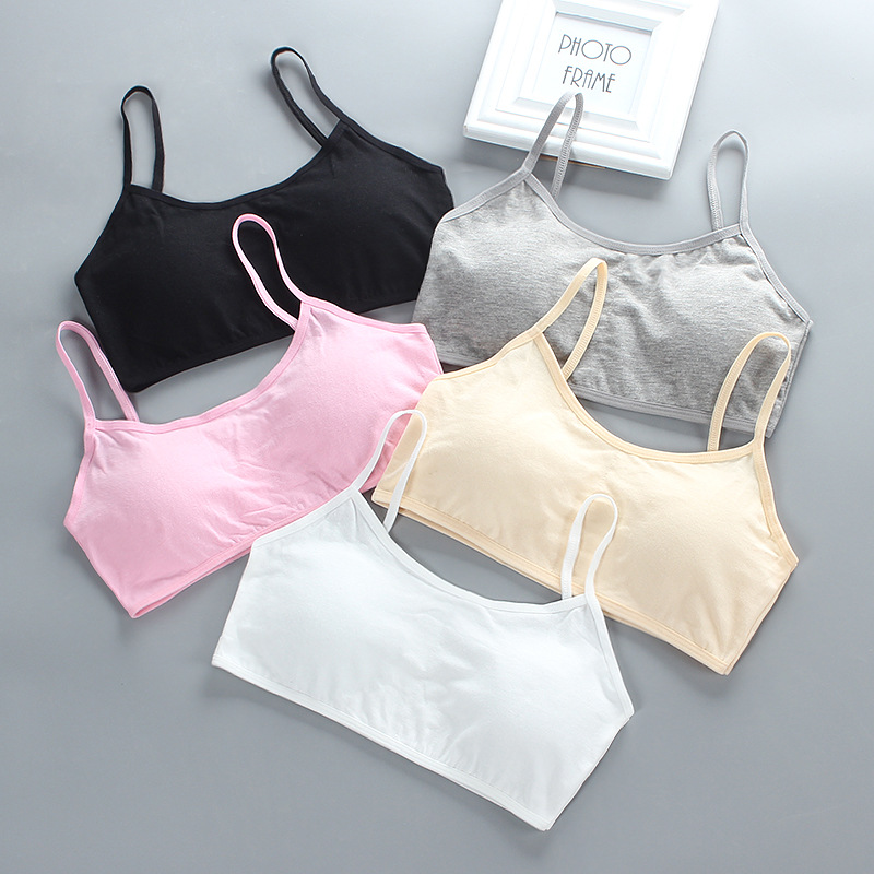 5pcs Teenage Girls Cotton Trai - Cotton Bra Everyday reseña y precio