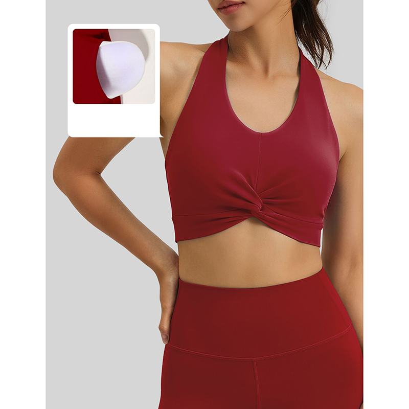 New Women Halter Neck Sports B - Underwire Bra Padded reseña y precio