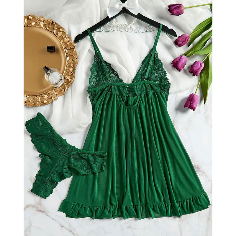 Soft Sheer Nighty Pajamas Hots - Sheer Mesh Bra reseña y precio