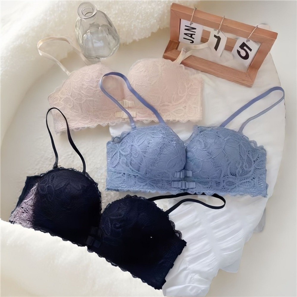 Comfortable Deep V Front Butto - Wirefree Bra Comfort reseña y precio
