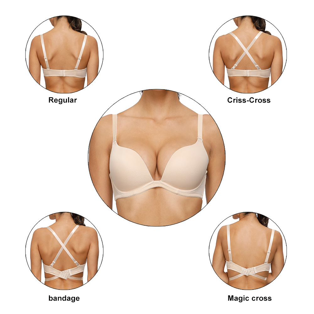 Vgplay Plunge Women Bra Light  - Convertible Bra Multiway reseña y precio