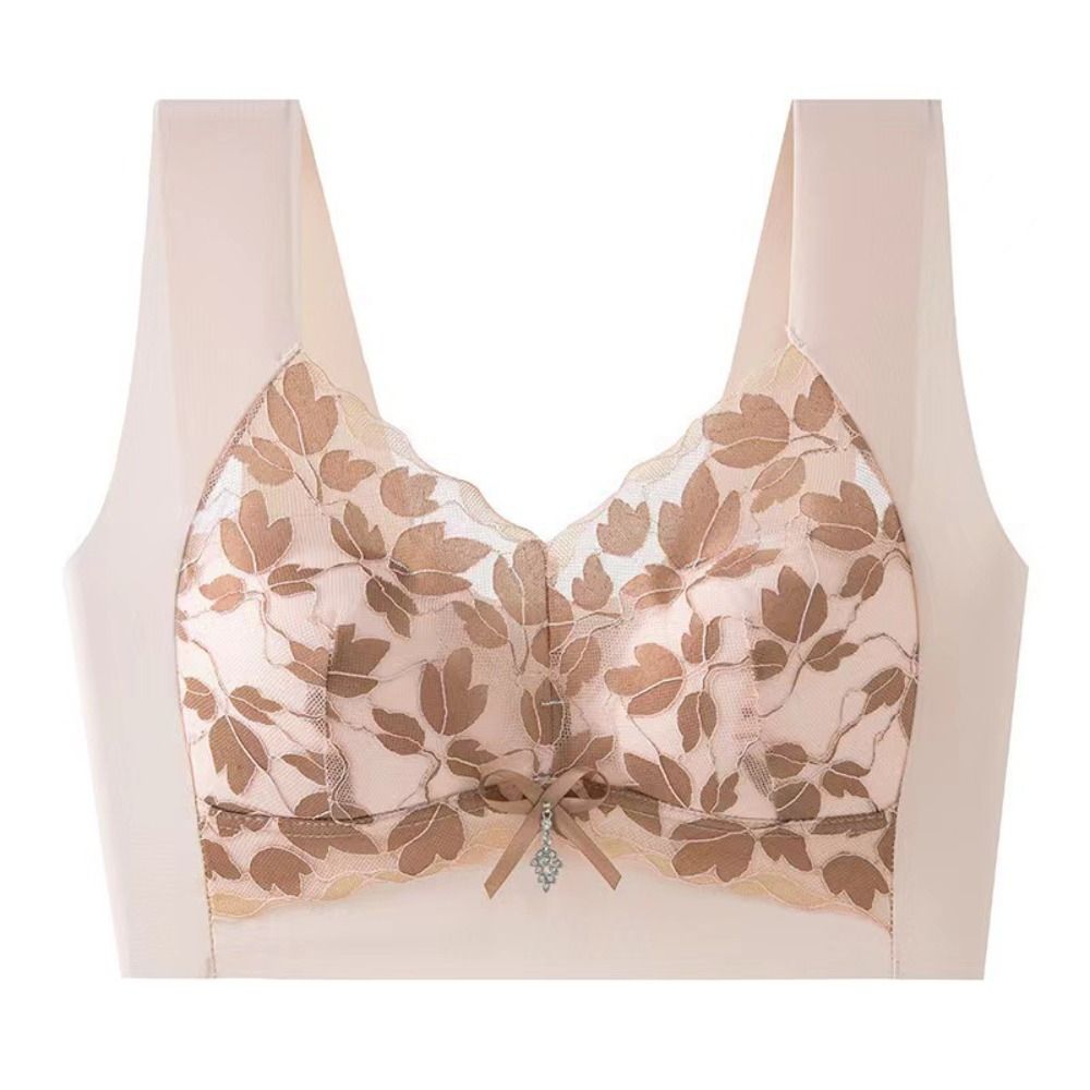 Comfortable Leaf Lace Deep V B - Wirefree Bra Comfort reseña y precio