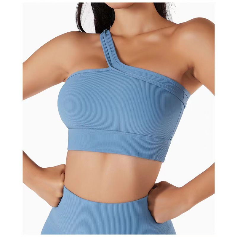 Women Single Shoulder Sexy Yog - T Shirt Bra Seamless reseña y precio