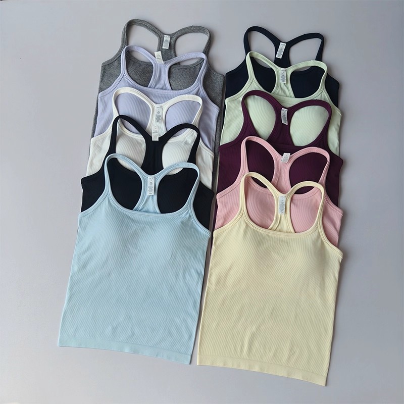 Summer Women's Yoga Camisole S - T Shirt Bra Seamless reseña y precio