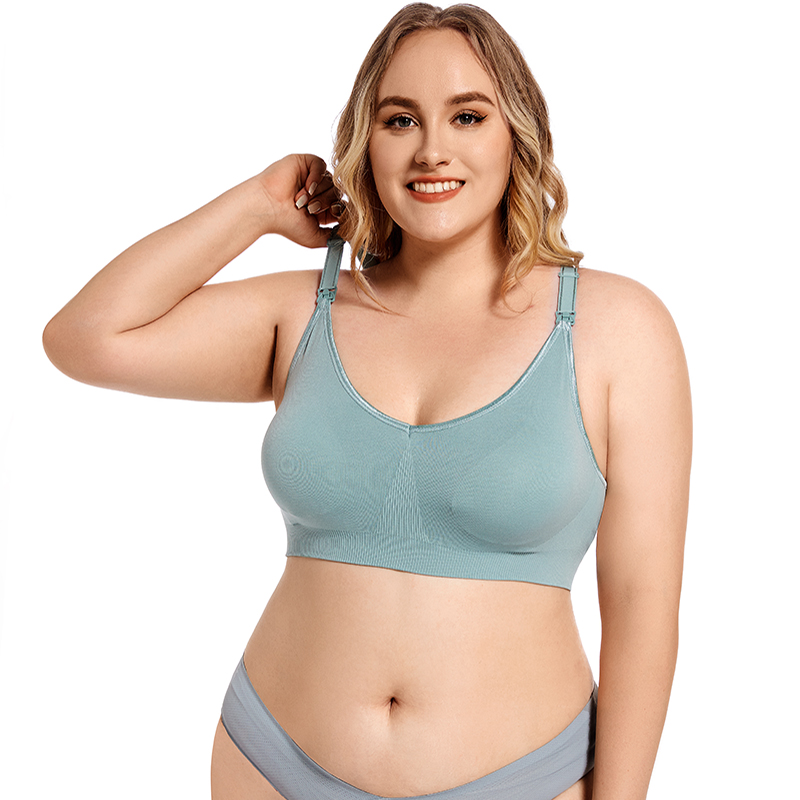 Plus Size Wireless Maternity B - Nursing Bra Clip reseña y precio