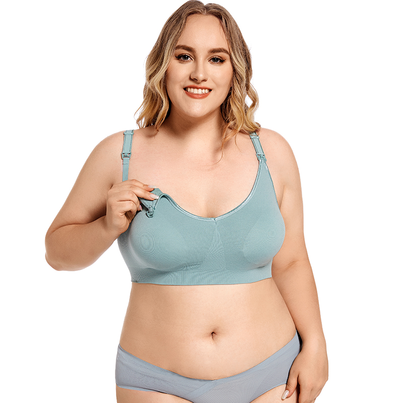 Plus Size Wireless Maternity B - Nursing Bra Clip reseña y precio