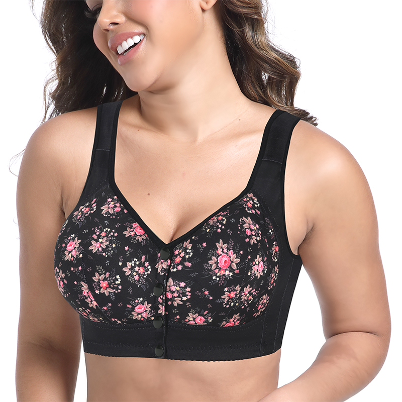 Elegant Wireless Printed Front - Wirefree Bra Comfort reseña y precio