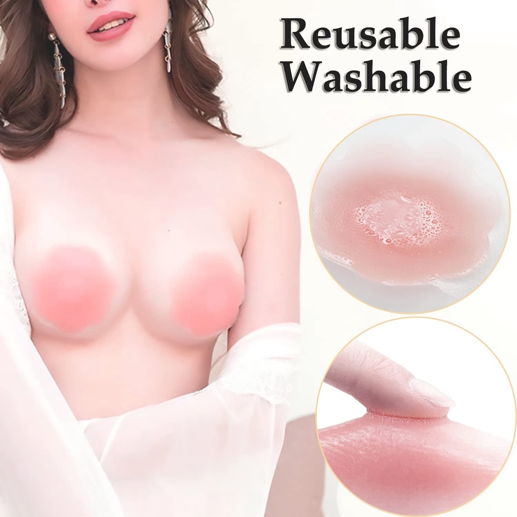 6/12PCS Invisible Self Adhesiv - Push Up Bra Silicone reseña y precio
