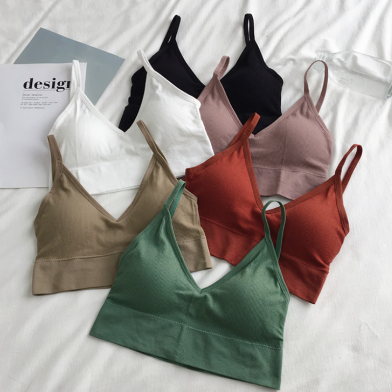 Women Sexy Crop Tops Bra Tube  - T Shirt Bra Seamless reseña y precio