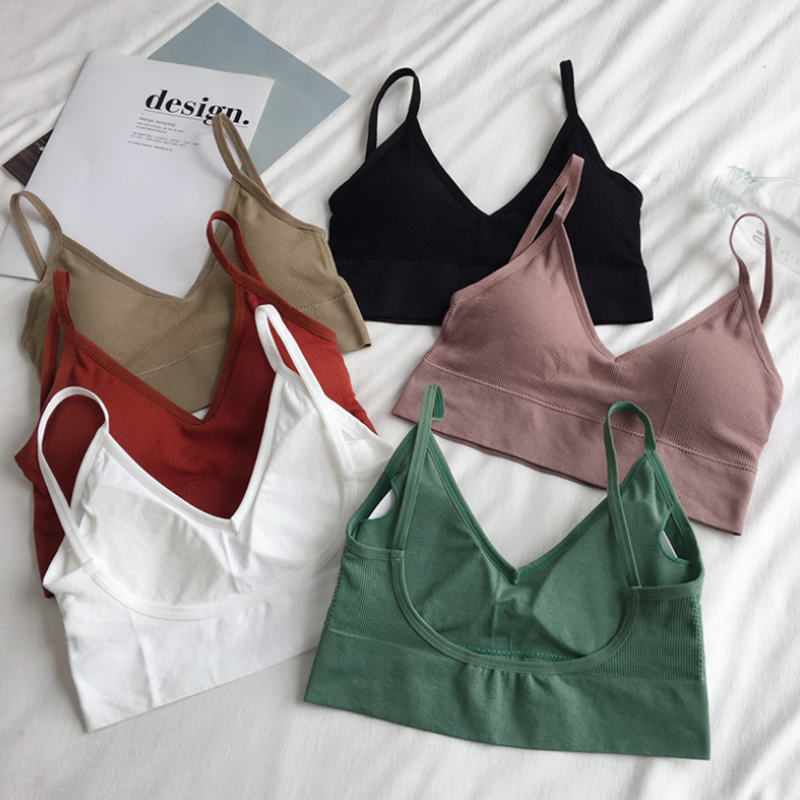 Women Sexy Crop Tops Bra Tube  - T Shirt Bra Seamless reseña y precio