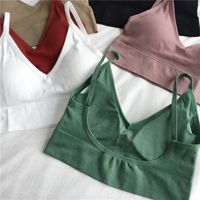 Women Sexy Crop Tops Bra Tube  - T Shirt Bra Seamless reseña y precio