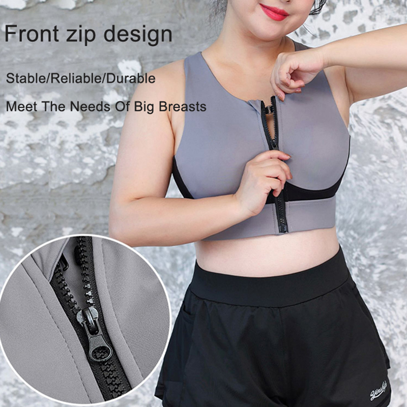 Plus Size Sports Top Woman Gym - Full Coverage Bra reseña y precio