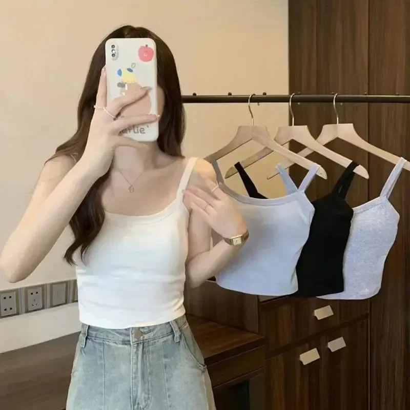 Sexy Sleeveless Crop Top for W - T Shirt Bra Seamless reseña y precio