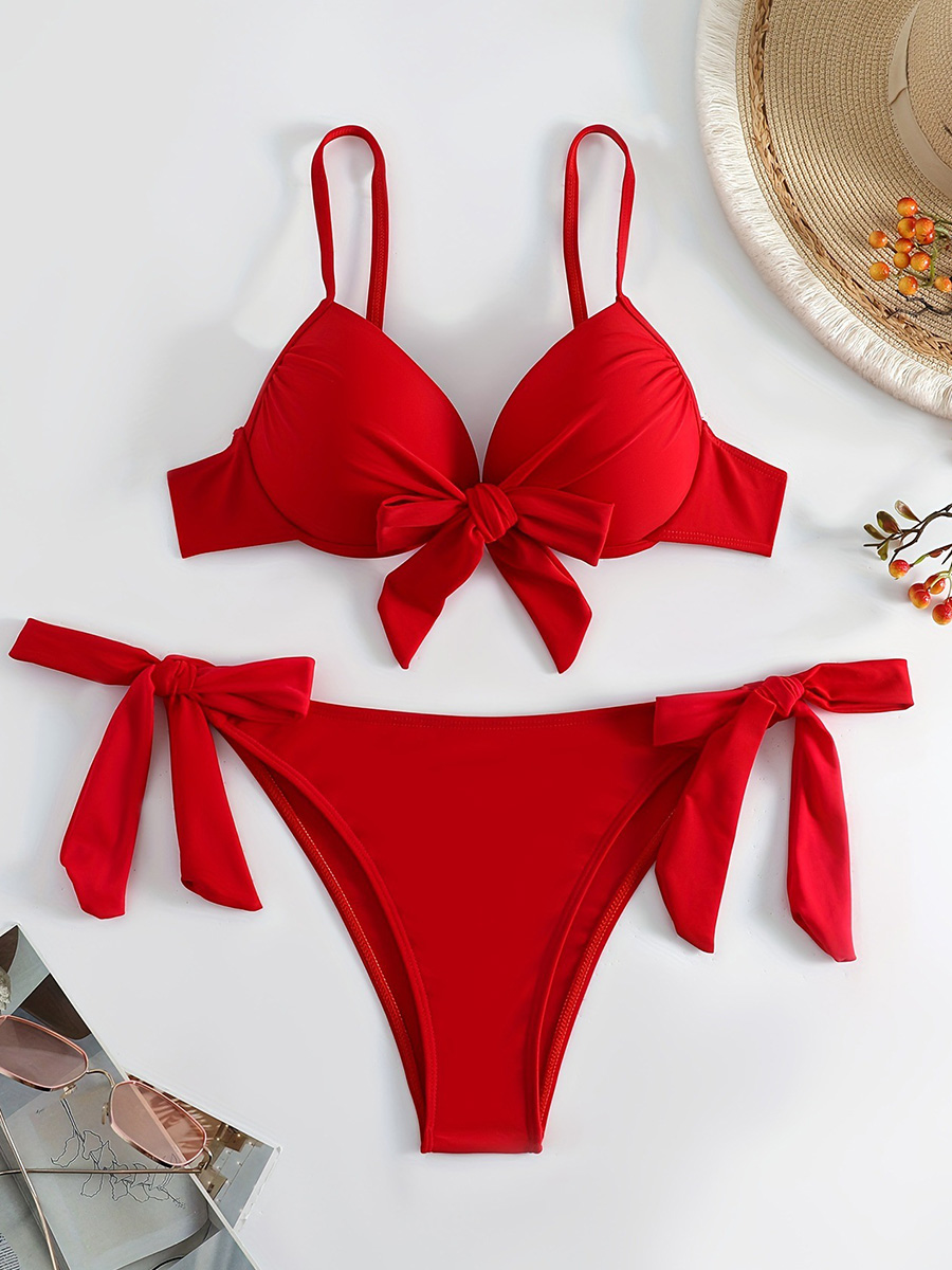 Sexy Knotted Underwired Bra Cu - Underwire Bra Padded reseña y precio