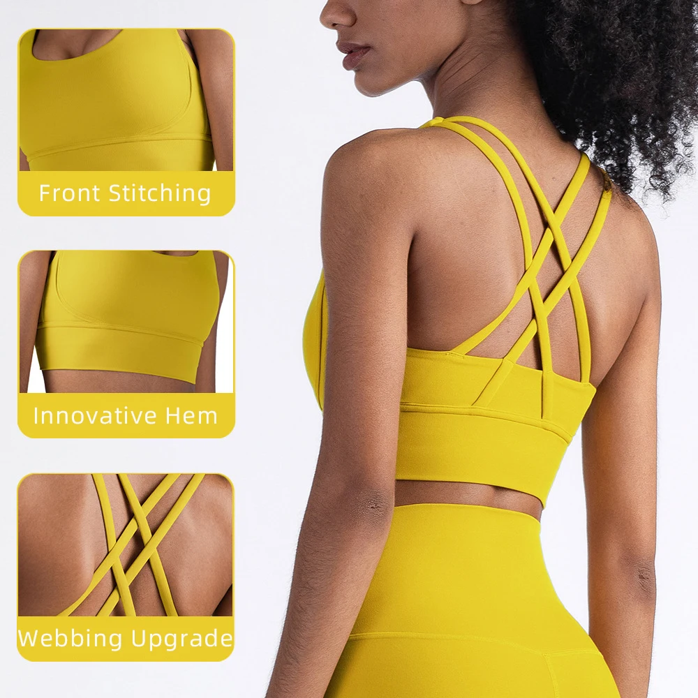 Summer Fashion Cross Back Wome - Sports Bra Racerback reseña y precio