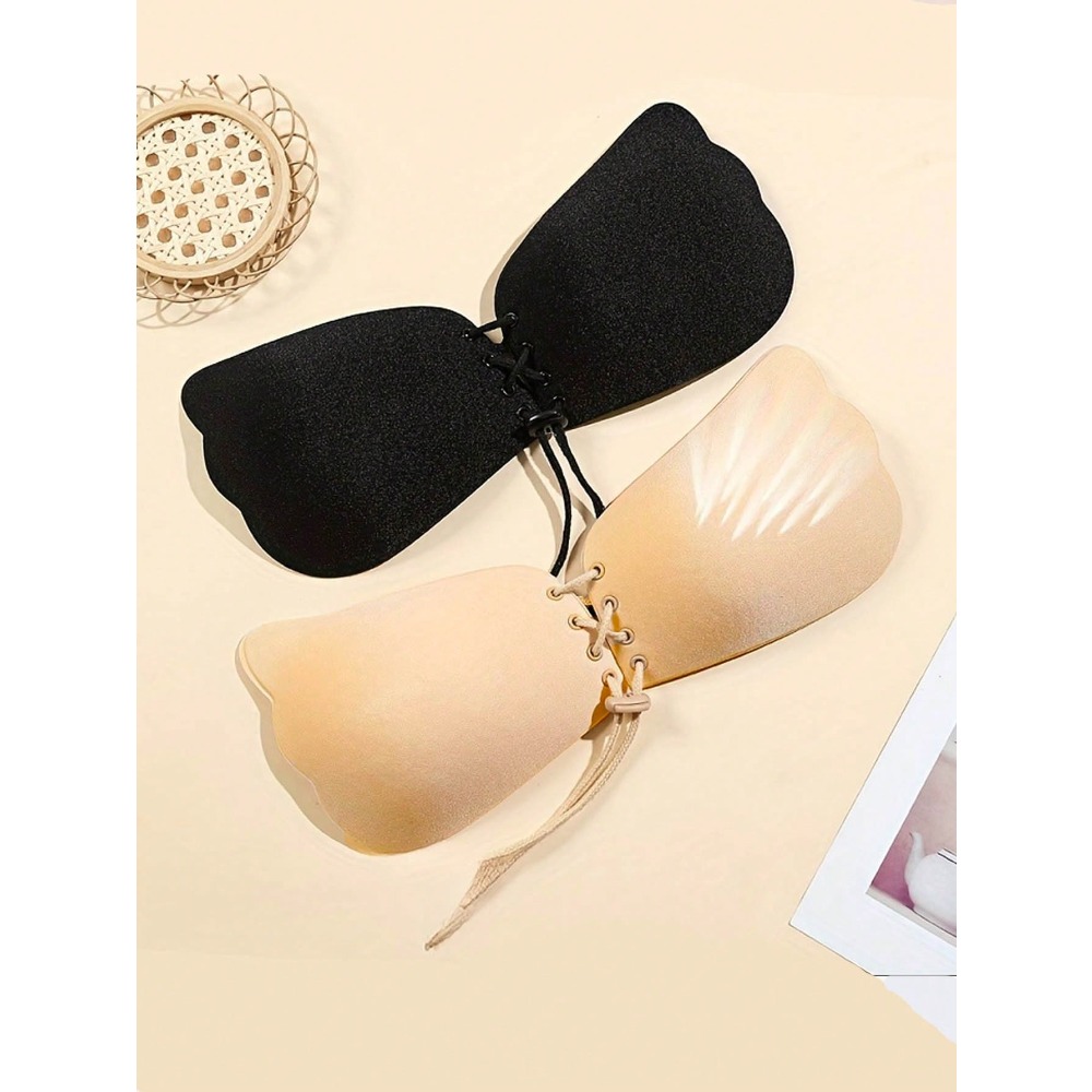 1/2pcs Wing-Shaped Adhesive Br - Push Up Bra Silicone reseña y precio