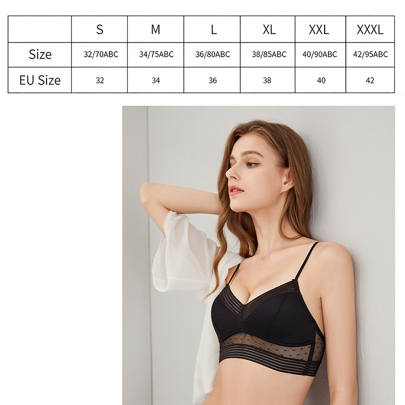 Purcoral Women Lace Bralette W - Sheer Bra Lace reseña y precio