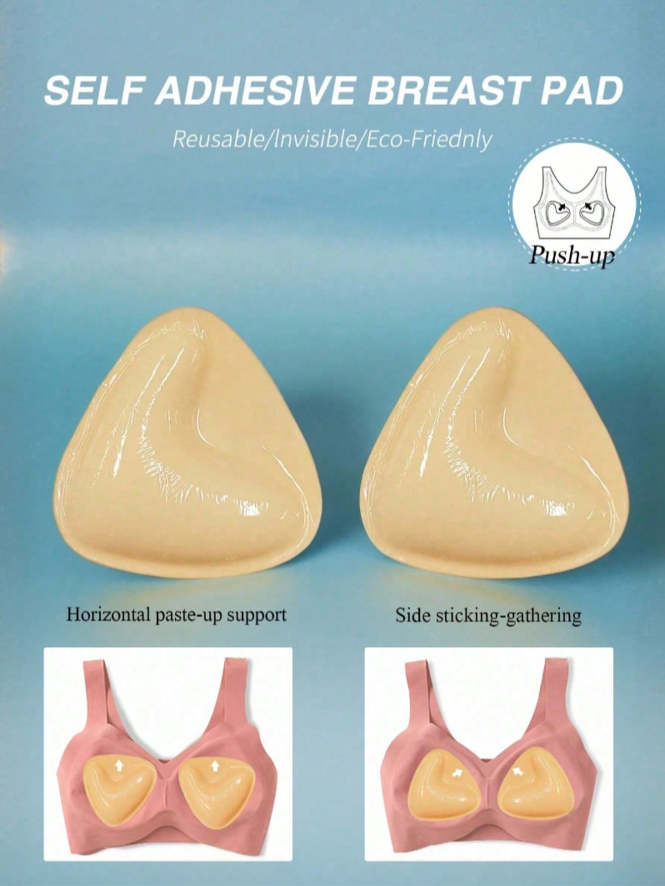 2pcs Reusable Double-Sided Adh - Strapless Bra Adhesive reseña y precio